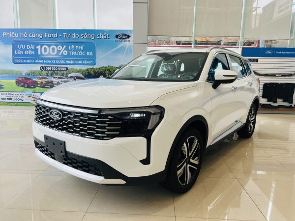 Ford Territory X màu trắng, có sẵn, giao ngay tại Ford Hải Phòng
