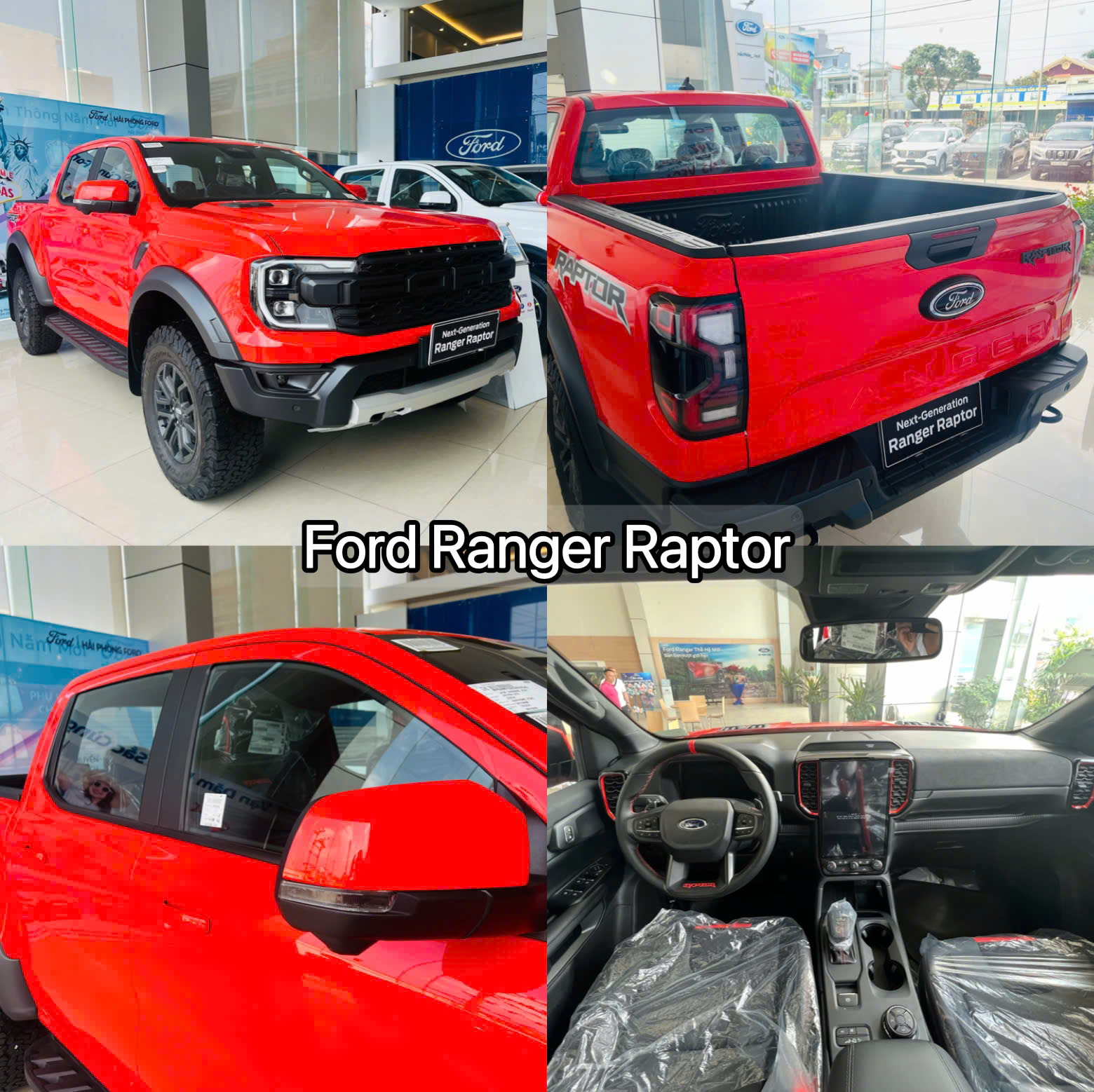 Ford Ranger Raptor 4x4 lăn bánh Hải Phòng hơn 1,3 tỷ