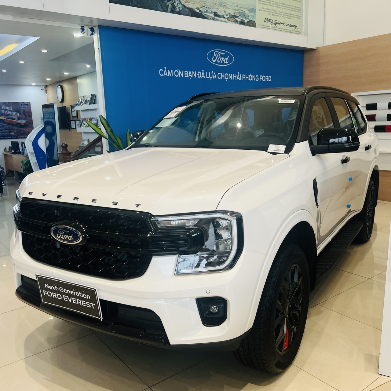 Trưng bày xe Ford Everest SE tại Hải Phòng Ford