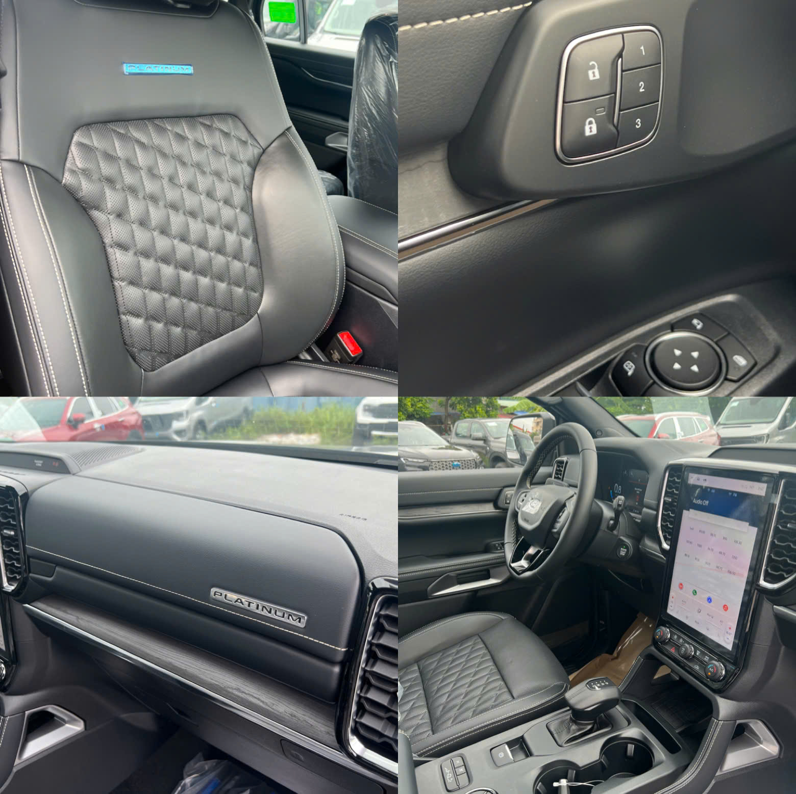 Nội thất xe Ford Everest Platinum 4x4