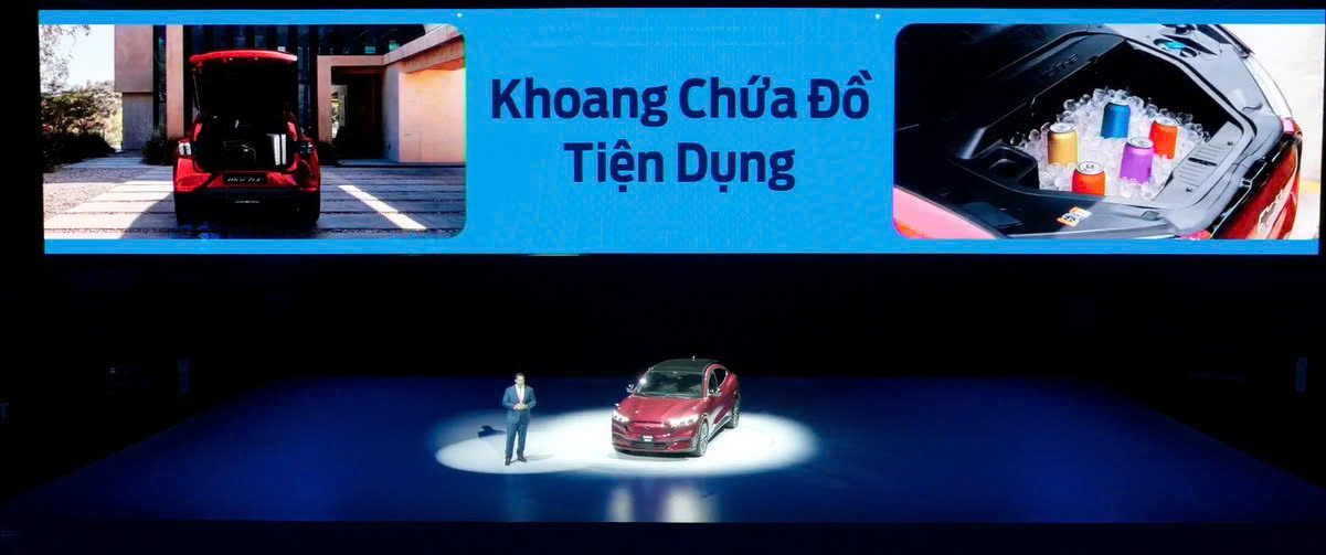 xe điện Ford Mustang Mach E có khoang chưa đồ rộng rãi